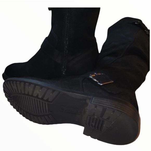 Sonoma Black Leather Boots Size 6 - Picture 5 of 8